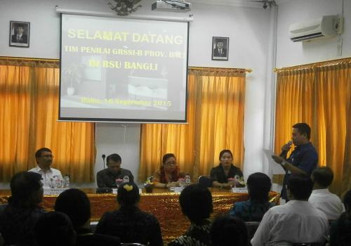 RSUD Bangli Dinilai Dalam Ajang GRSSI-B Tingkat Provinsi Bali